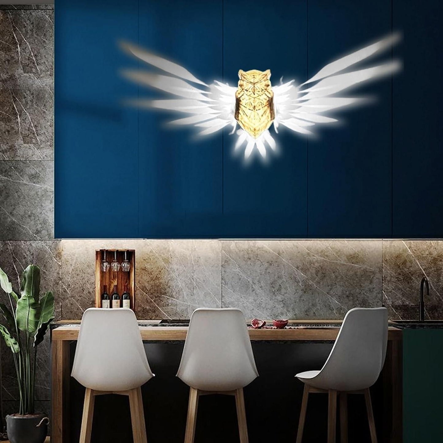 🦉 Owl Night Wall Lamp