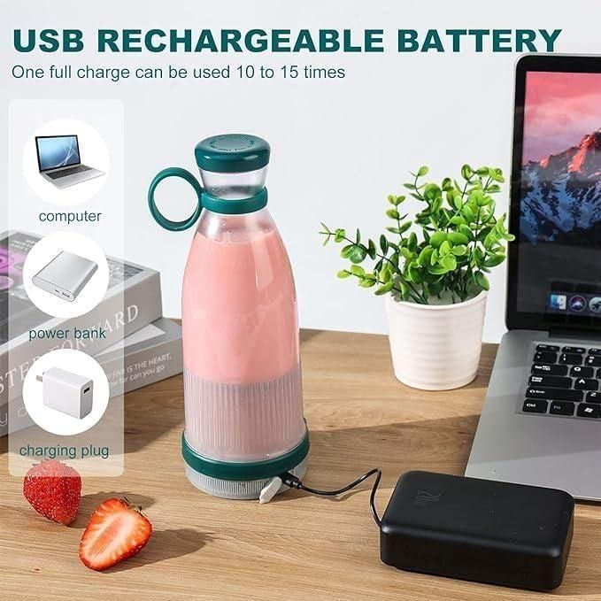 π₯€ Portable USB Juicer Blender β Rechargeable & Travel-Friendly