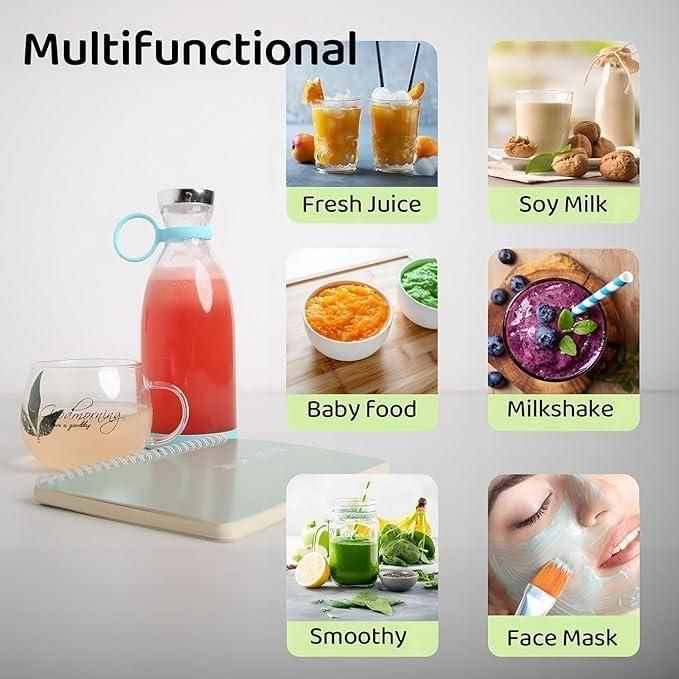 π₯€ Portable USB Juicer Blender β Rechargeable & Travel-Friendly