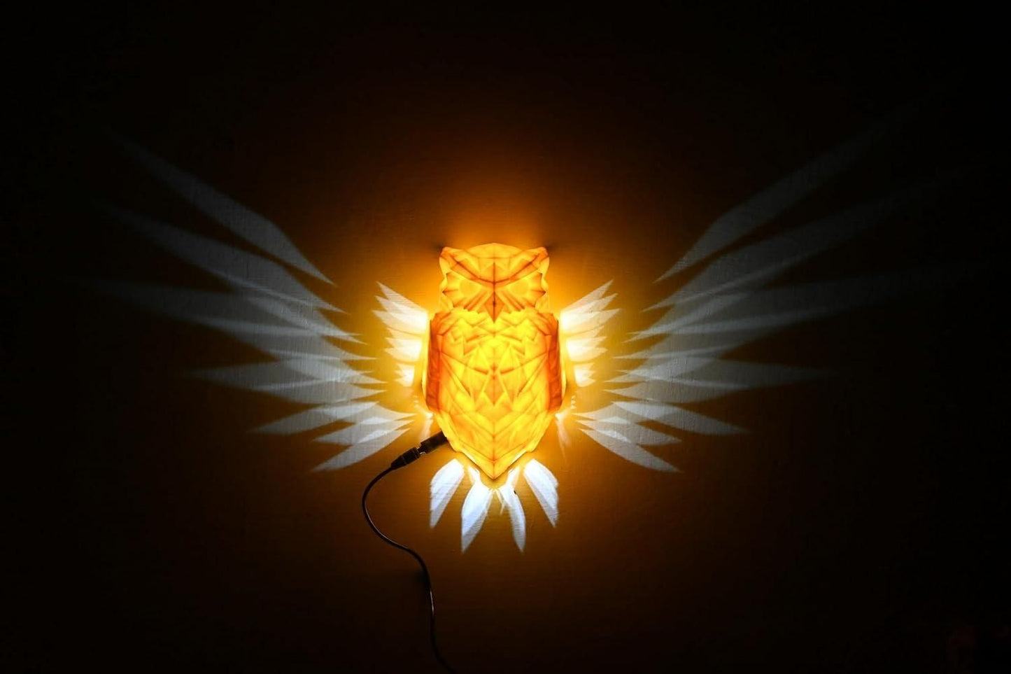 🦉 Owl Night Wall Lamp