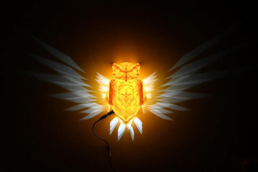 🦉 Owl Night Wall Lamp