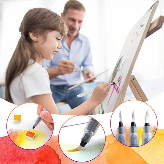 🎨 Watercolour Tank Brush – Set of 6