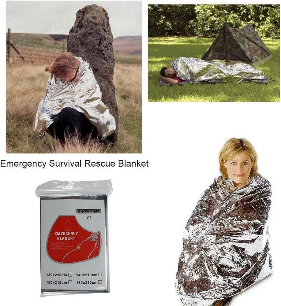 π‘οΈ Multifunctional Rescue Foil Heat Blankets (Pack of 2)