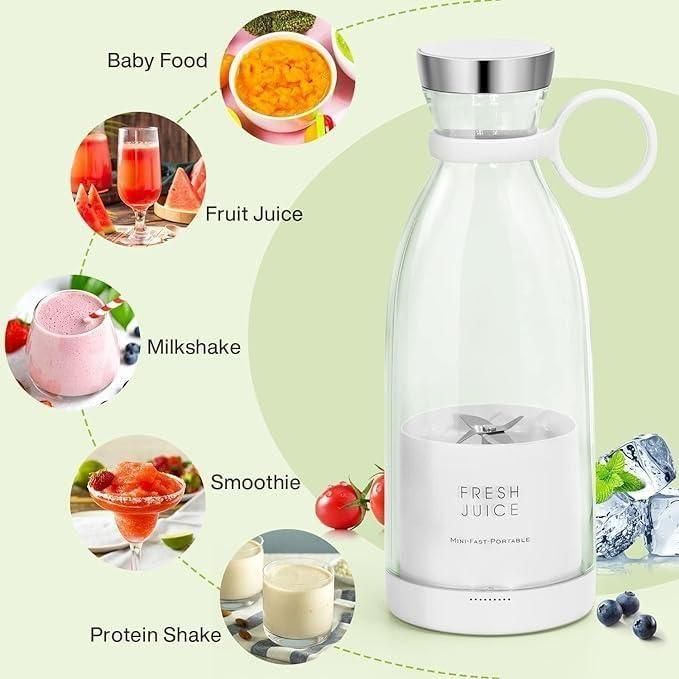 π₯€ Portable USB Juicer Blender β Rechargeable & Travel-Friendly
