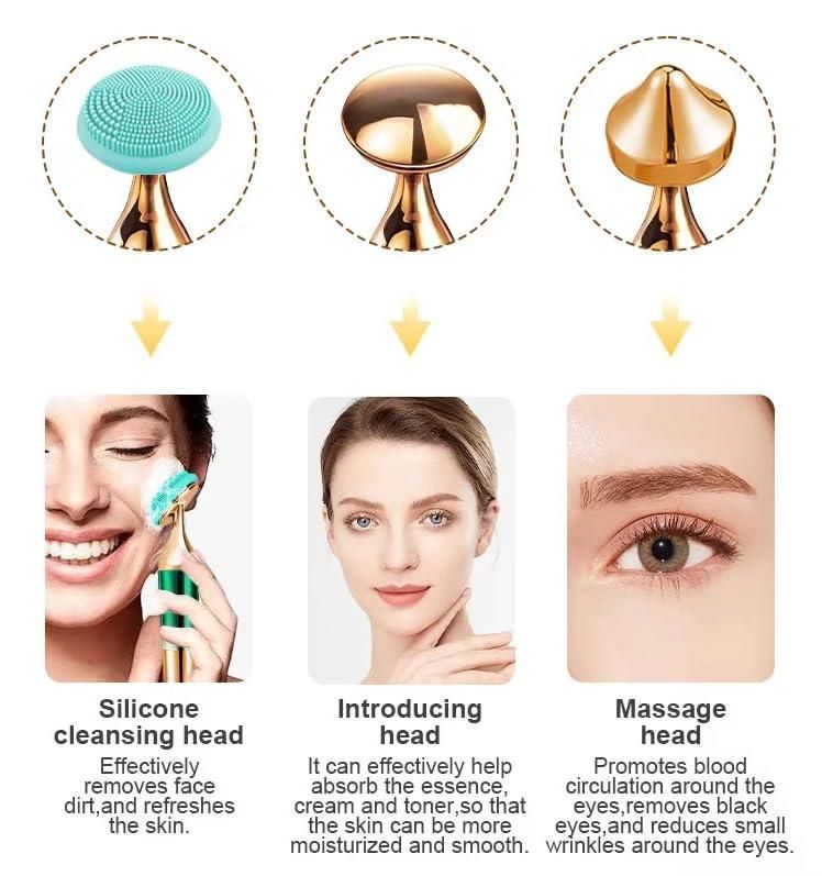 🌟 3-in-1 Face, Neck & Eyes Massager