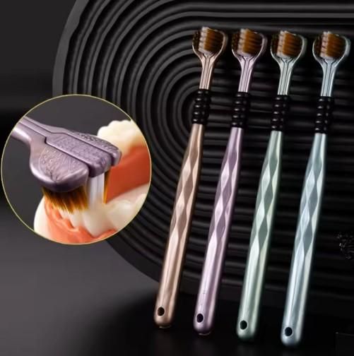 🪥 3-Sided Toothbrush – Pack of 4