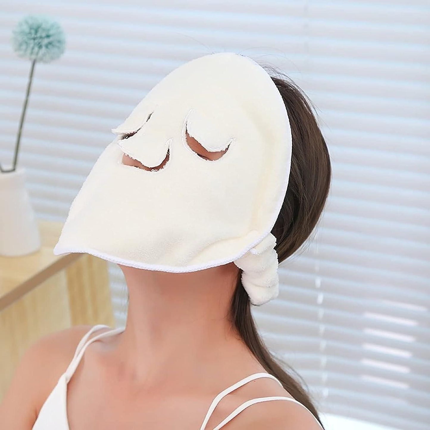 🌸 Facial Hot and Cold Compress Soft Mask