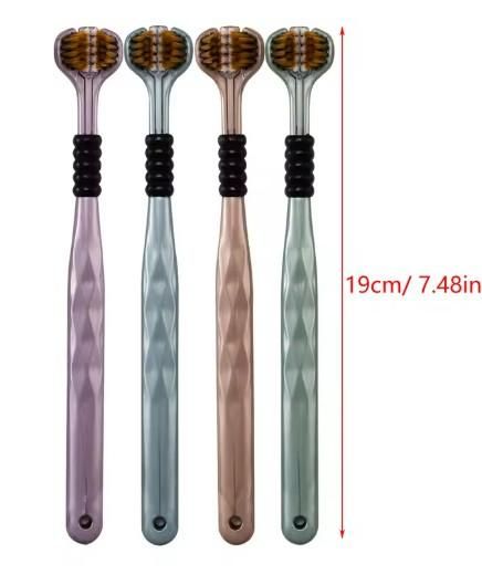 🪥 3-Sided Toothbrush – Pack of 4