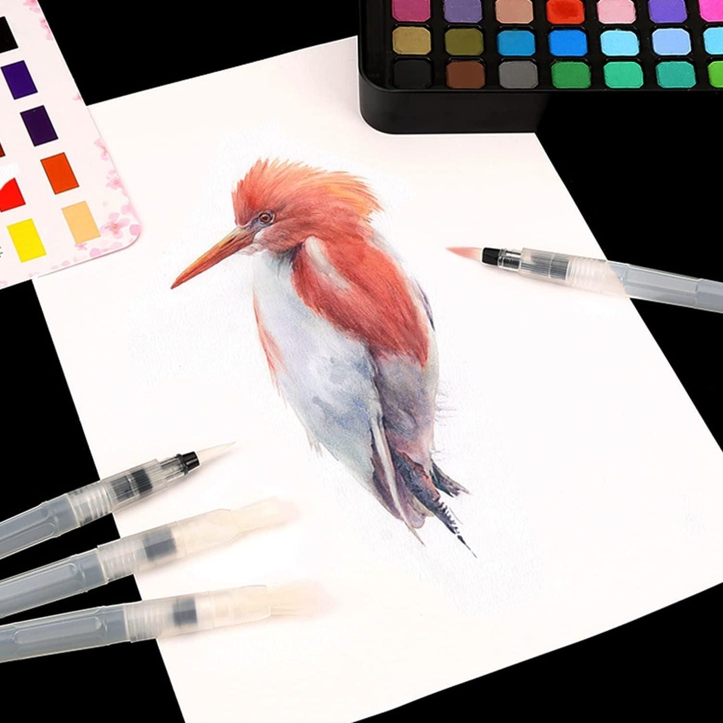 🎨 Watercolour Tank Brush – Set of 6