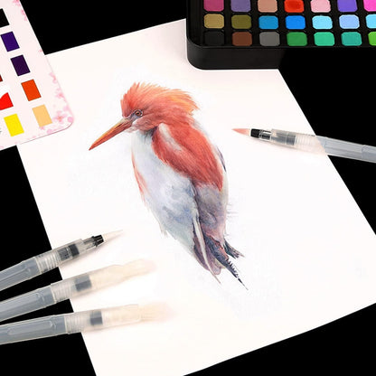 🎨 Watercolour Tank Brush – Set of 6