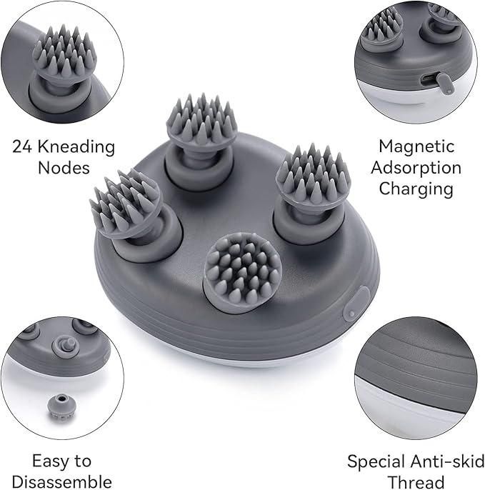 💆‍♀️ Rechargeable Electric Scalp & Full Body Massager